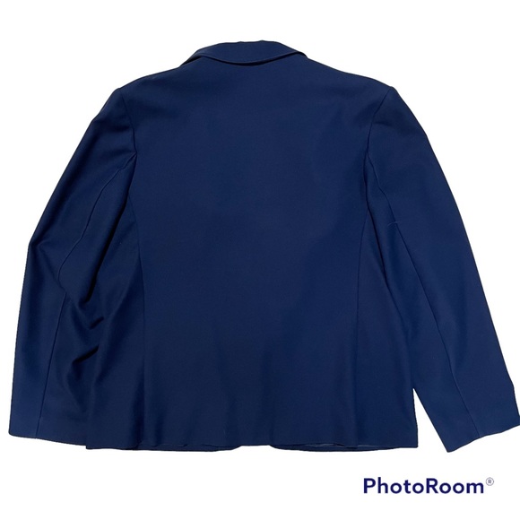 Carriage Court Fit Women’s Long Sleeve Jacket Blazer 1 Button Front Collar Lapel - Picture 2 of 6